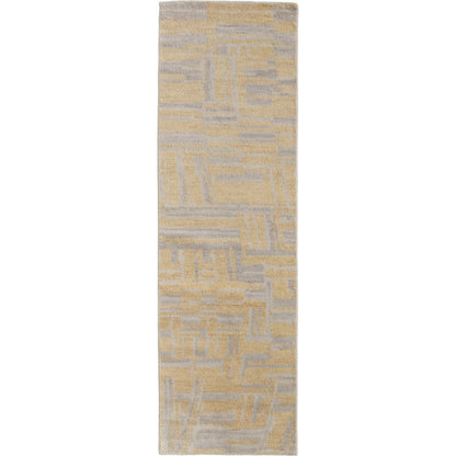 Weatherfield Transitional Rug - T06T6004 by Thom Felicia by Feizy Rugs in gold, gray. Made from wool in a unique style.