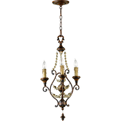Meriel Chandelier by Cyan Design in antiqued sienna. Made from wrought iron, wood in a cottage & farmhouse style.