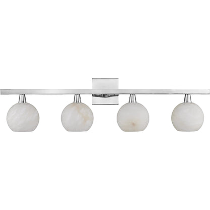 Bombelles Bath Bar by Currey and Company. Made from metal, alabaster in a modern style.