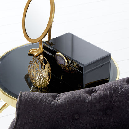 Duck Leg Mirror by Cyan Design in gold. Made from iron, mirrored glass in a modern style.