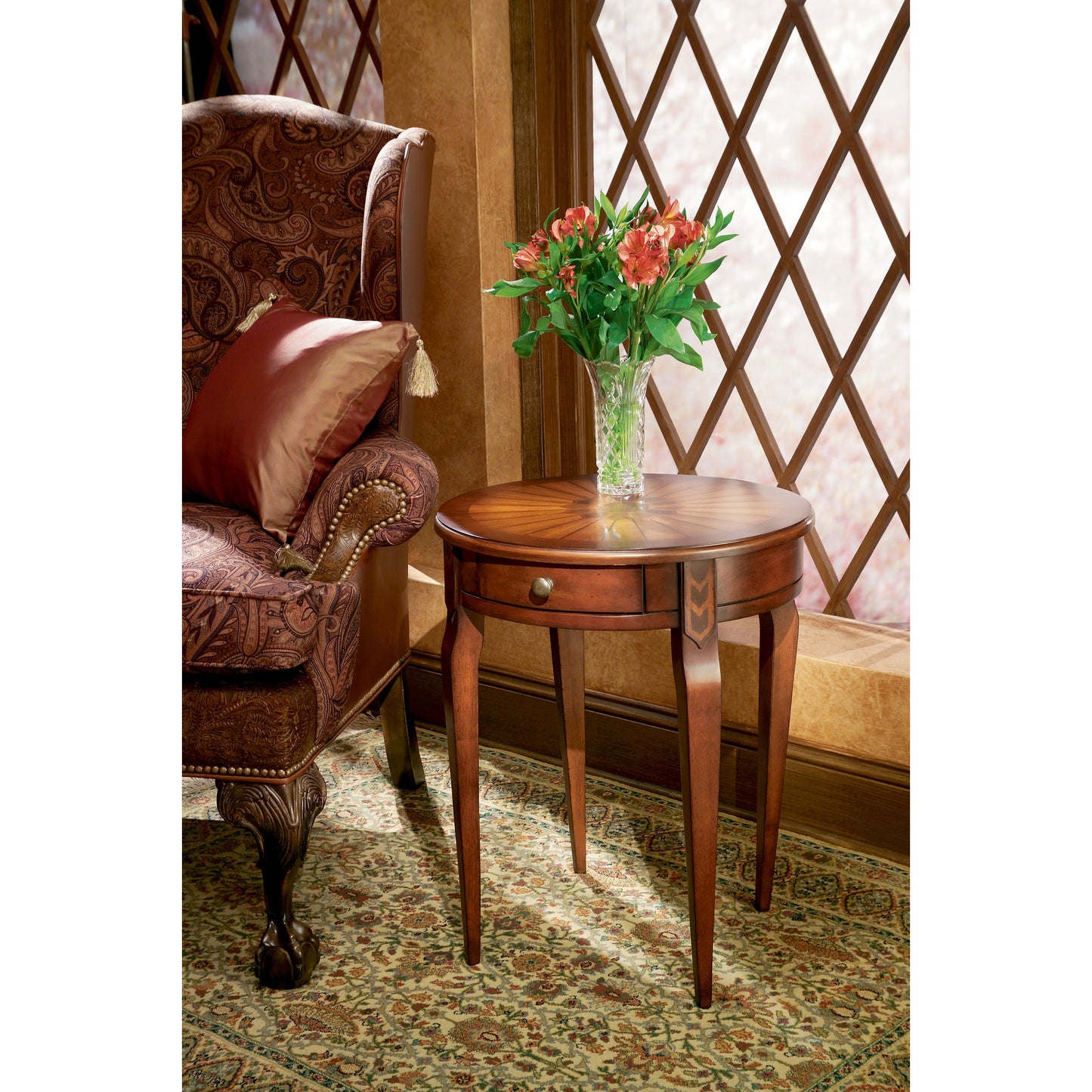 011 O-BUTLER-341024 | Lifestyle | Archer Side Table by Butler Specialty Company. Made from unique in a traditional style.