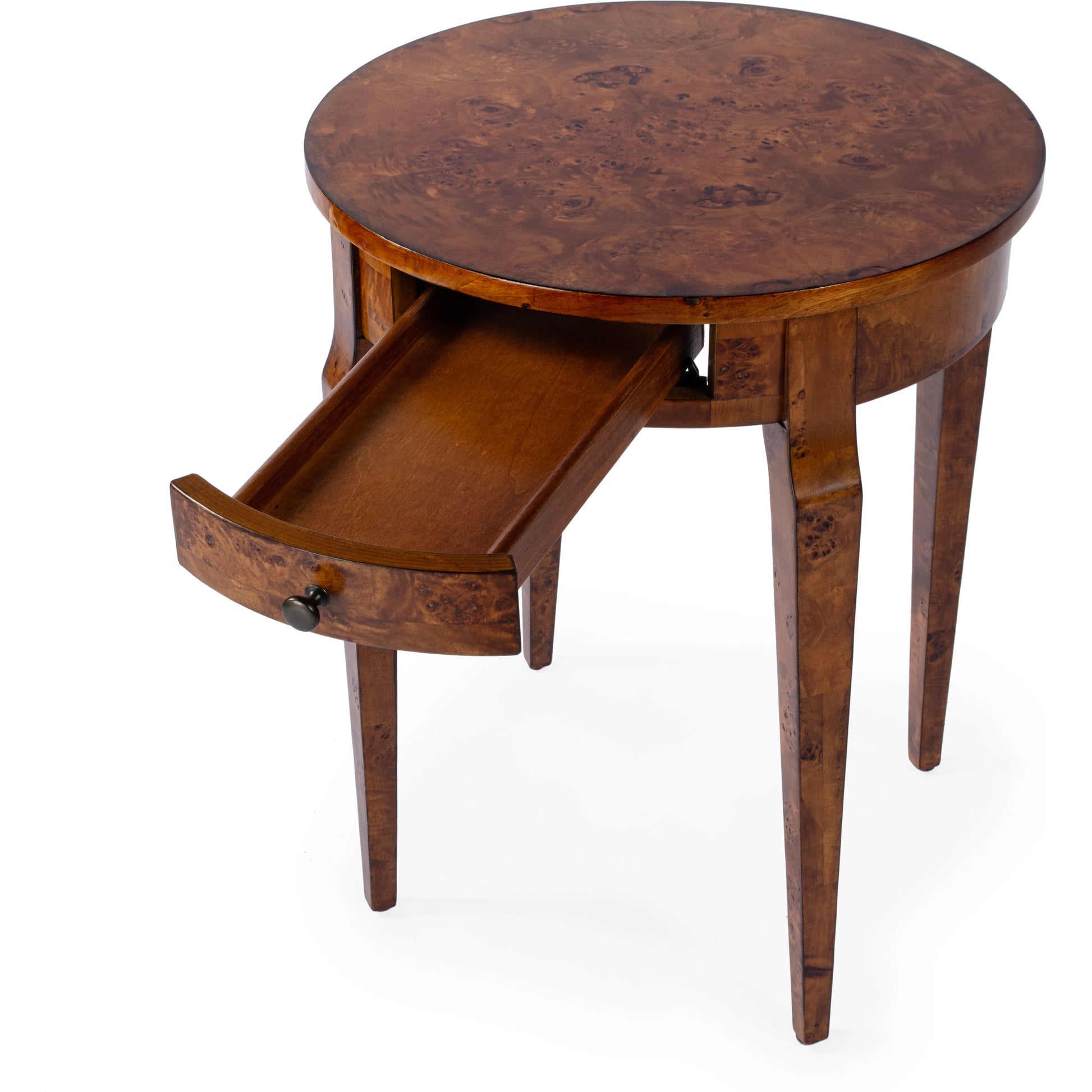 Archer Burl Side Table by Butler Specialty Company. Made from unique in a traditional style.