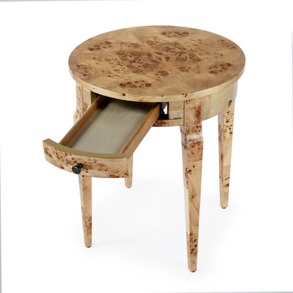 Archer Burl Side Table by Butler Specialty Company. Made from unique in a traditional style.