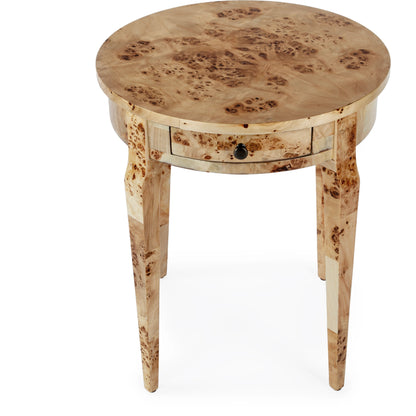 Archer Burl Side Table by Butler Specialty Company. Made from unique in a traditional style.