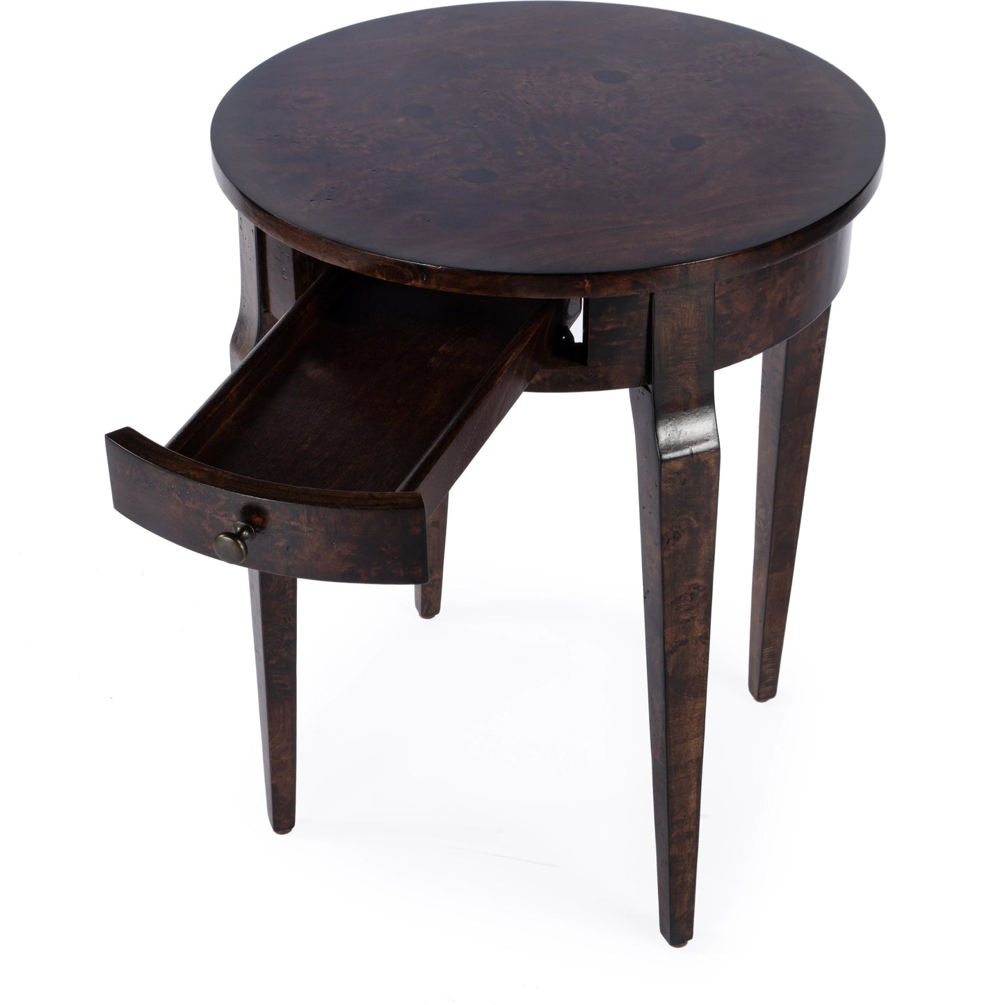022 SI-2077706 | Additional Silo | Archer Burl Side Table by Butler Specialty Company. Made from unique in a traditional style.