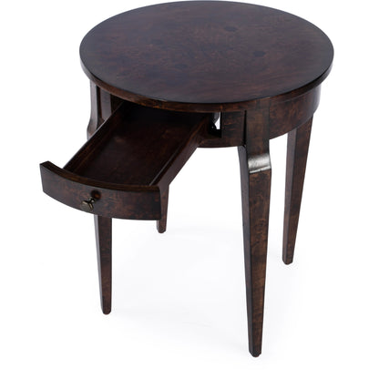 Archer Burl Side Table by Butler Specialty Company. Made from unique in a traditional style.