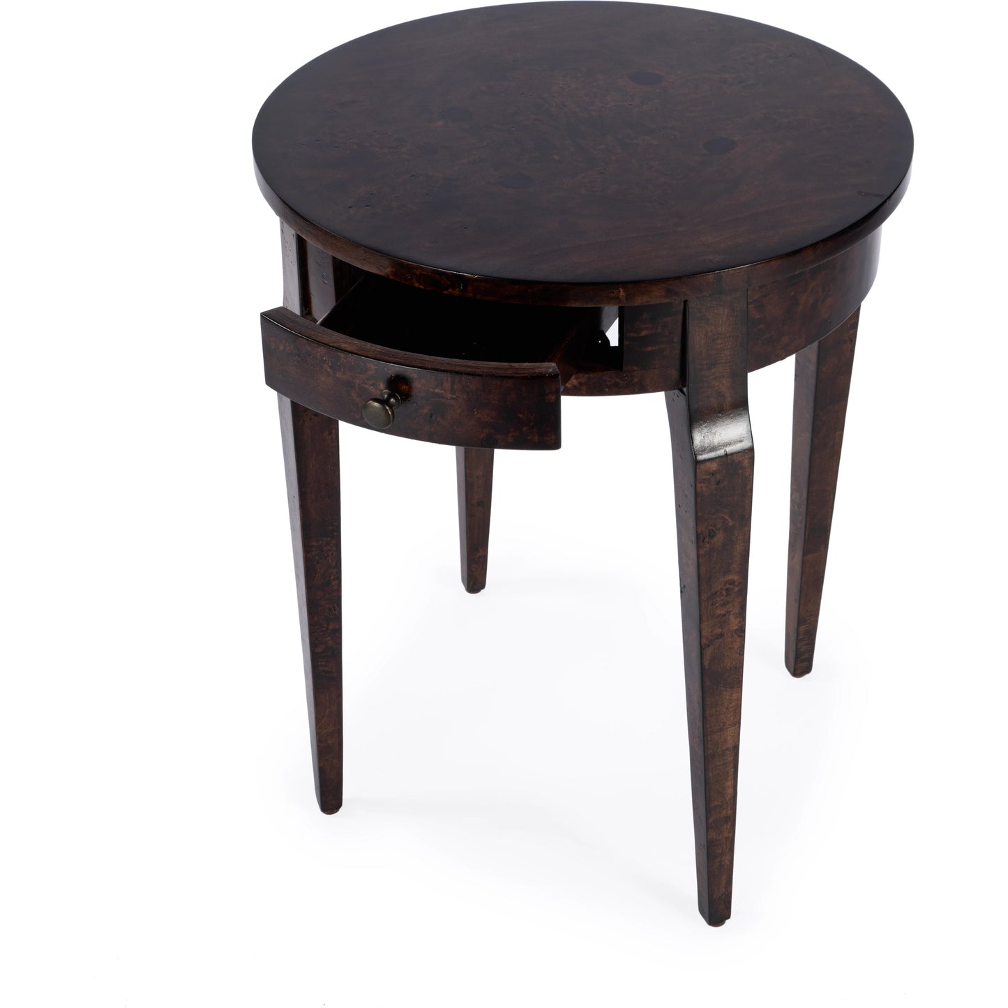023 SI-2077706 | Additional Silo | Archer Burl Side Table by Butler Specialty Company. Made from unique in a traditional style.