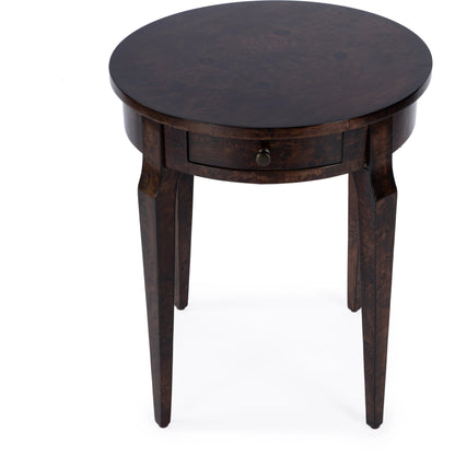 Archer Burl Side Table by Butler Specialty Company. Made from unique in a traditional style.