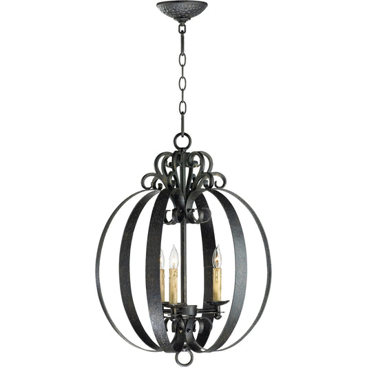 Julian Pendant by Cyan Design in hammered bronze. Made from wrought iron in a cottage & farmhouse style.