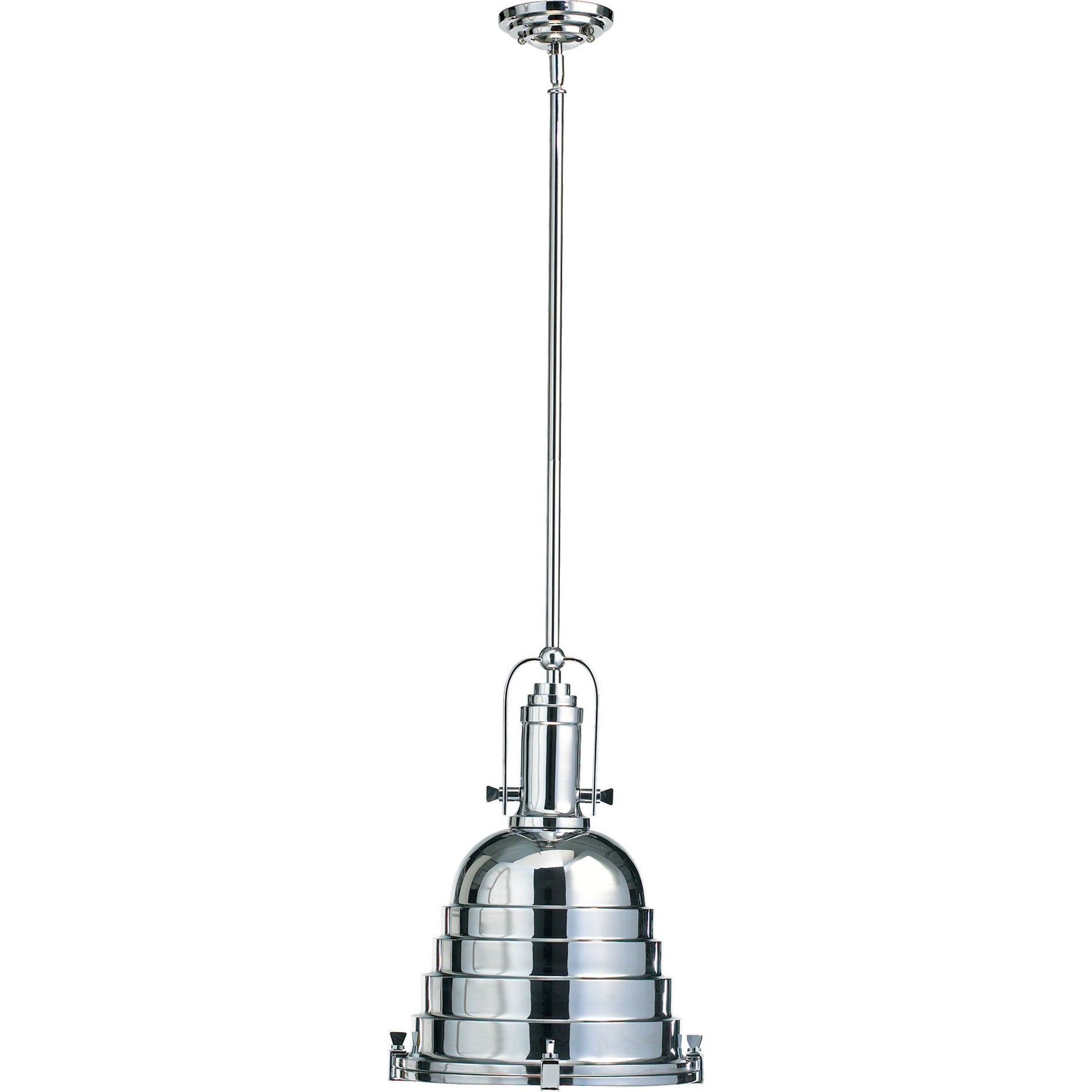 Elliott Pendant by Cyan Design in chrome. Made from iron, glass in a modern style.