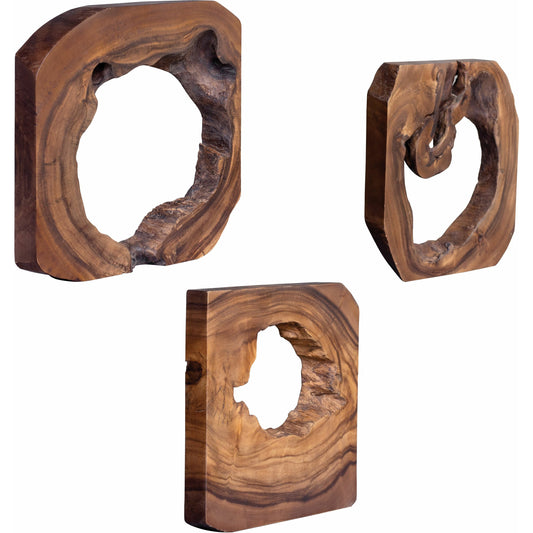Adlai Wood Wall Art by Uttermost in multi. Made from suar wood in a modern style.