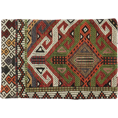 Vintage Kilim Pillow Case - 045348 by Pasargad Home in multi. Made from wool in a eclectic & global style.