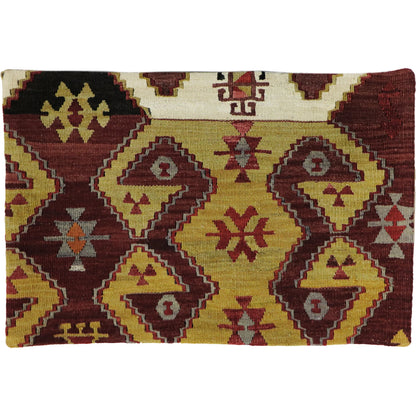 Vintage Kilim Pillow Case - 045350 by Pasargad Home in multi. Made from wool in a eclectic & global style.