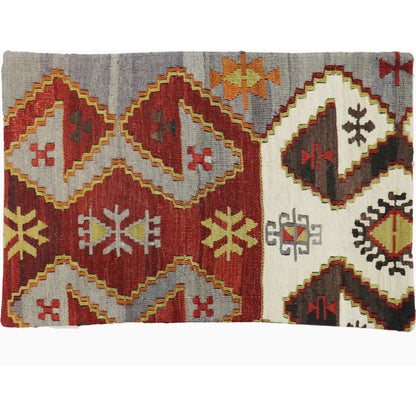 Vintage Kilim Pillow Case - 048706 by Pasargad Home in multi. Made from wool in a eclectic & global style.