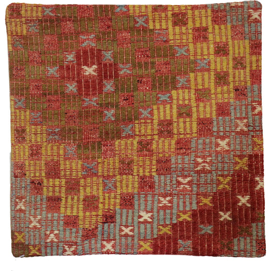 Vintage Kilim Pillow Case - 048738 by Pasargad Home in multi. Made from wool in a unique style.