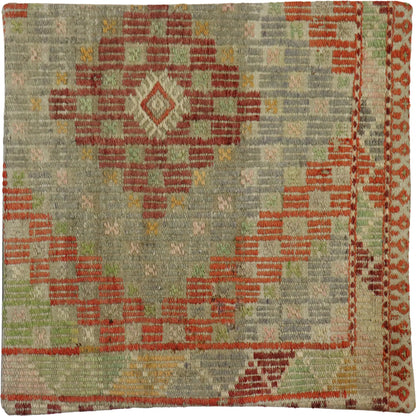 Vintage Kilim Pillow Case - 048741 by Pasargad Home in multi. Made from wool in a eclectic & global style.