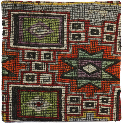 Vintage Kilim Pillow Case - 048760 by Pasargad Home in multi. Made from wool in a eclectic & global style.