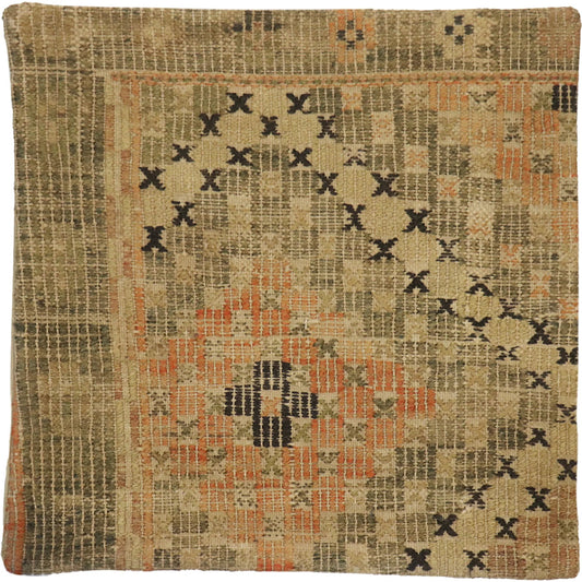 Vintage Kilim Pillow Case - 048772 by Pasargad Home in multi. Made from wool in a unique style.