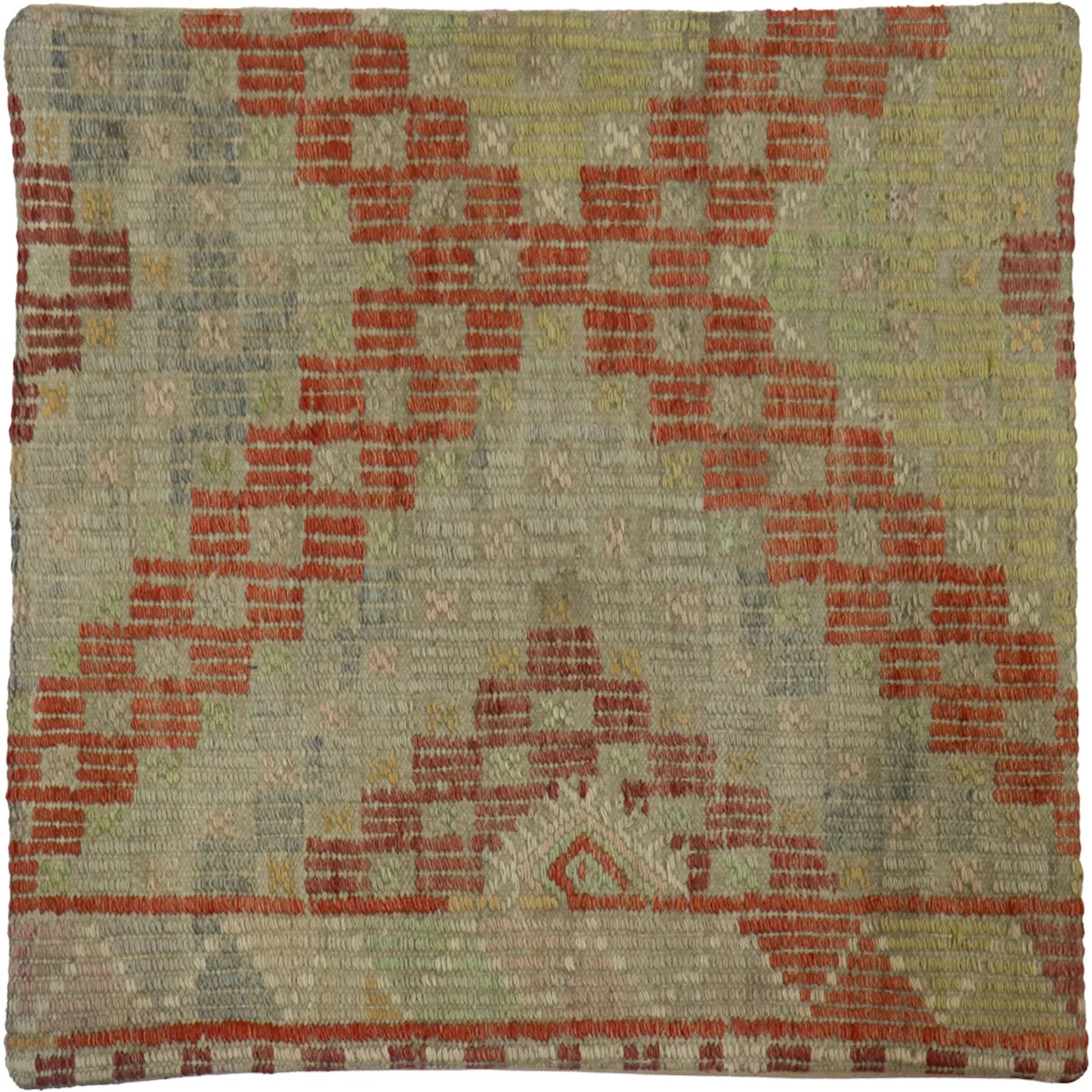 Vintage Kilim Pillow Case - 048775 by Pasargad Home in multi. Made from wool in a eclectic & global style.