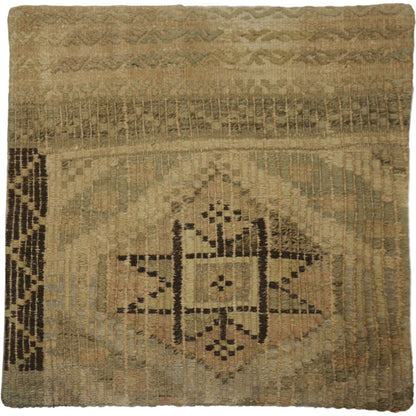 Vintage Kilim Pillow Case - 048777 by Pasargad Home in multi. Made from wool in a eclectic & global style.