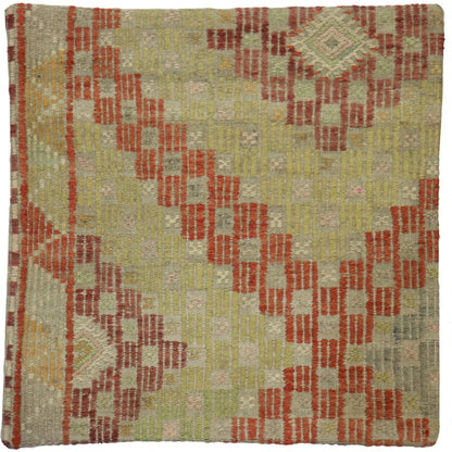 Vintage Kilim Pillow Case - 048778 by Pasargad Home in multi. Made from wool in a eclectic & global style.