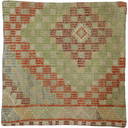 Vintage Kilim Pillow Case - 048789 by Pasargad Home in multi. Made from wool in a eclectic & global style.
