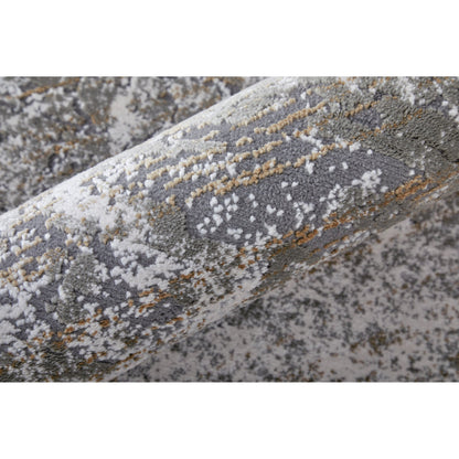 Waldor Rug - 73539NDF by Feizy in gray, silver, taupe. Made from polypropylene, polyester in a unique style.