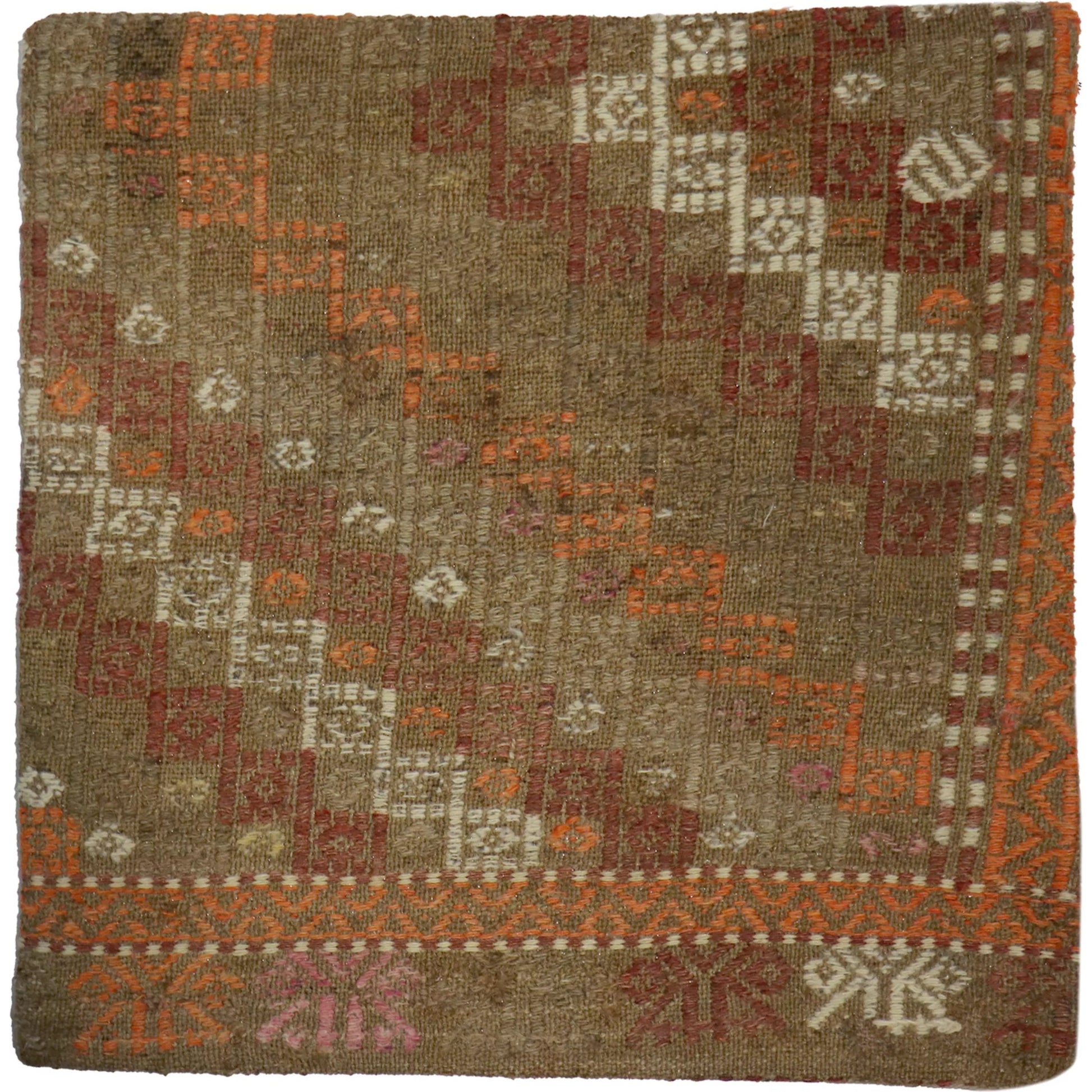 Vintage Kilim Pillow Case - 049804 by Pasargad Home in multi. Made from wool in a eclectic & global style.