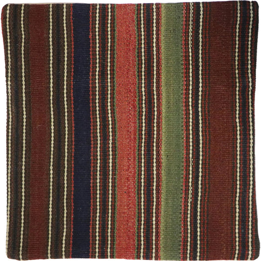 Vintage Kilim Pillow Case - 049821 by Pasargad Home in multi. Made from wool in a unique style.