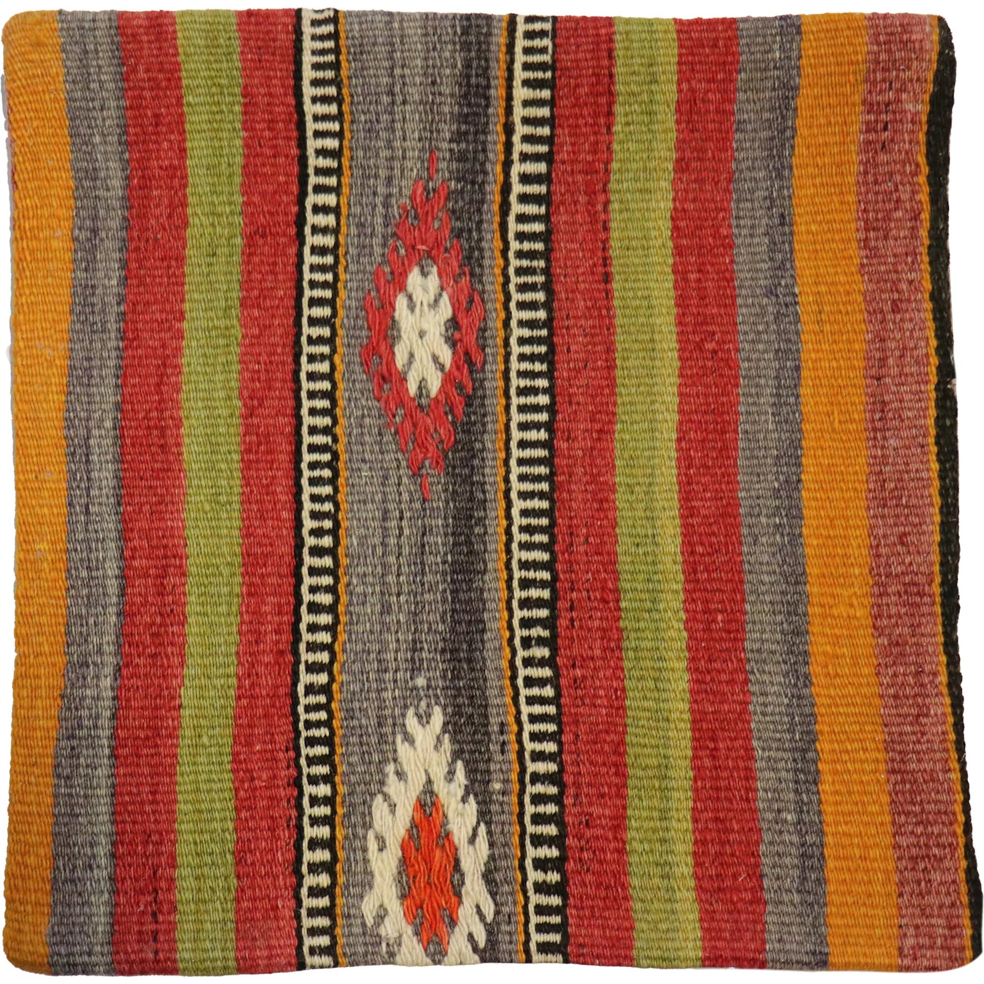 Vintage Kilim Pillow Case - 049826 by Pasargad Home in multi. Made from wool in a eclectic & global style.