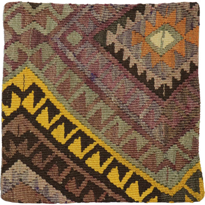 Vintage Kilim Pillow Case - 049830 by Pasargad Home in multi. Made from wool in a eclectic & global style.