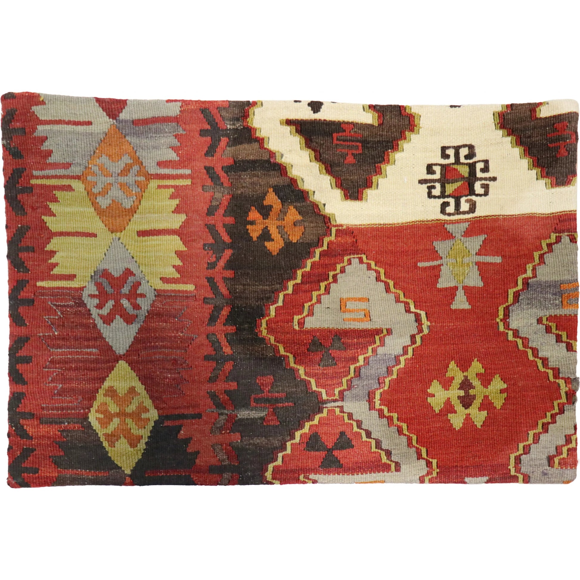 Vintage Kilim Pillow Case - 049879 by Pasargad Home in multi. Made from wool in a eclectic & global style.