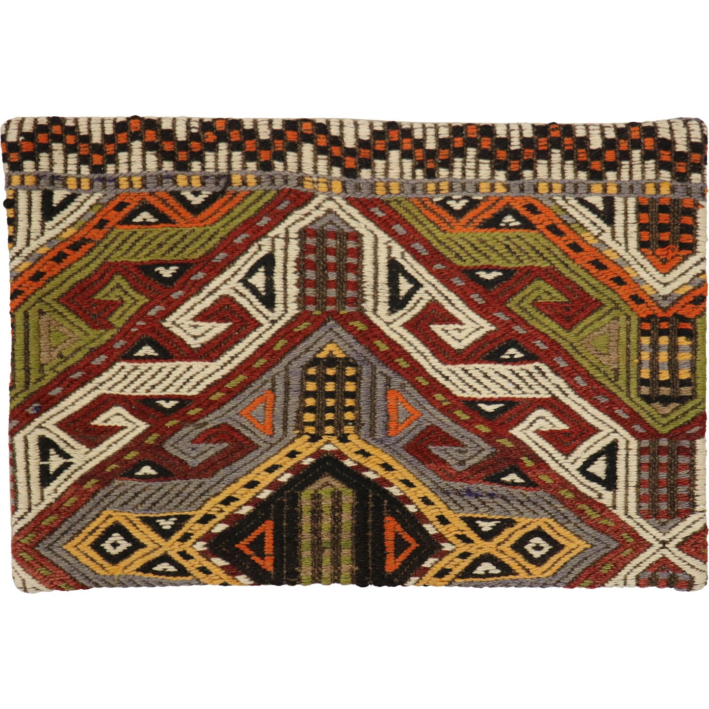 001 SI-2370951 | Primary Silo | Vintage Kilim Pillow Case - 049884 by Pasargad Home in multi. Made from wool in a unique style.
