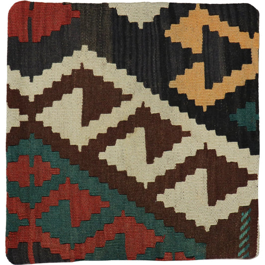 Vintage Kilim Pillow Case - 049885 by Pasargad Home in multi. Made from wool in a unique style.