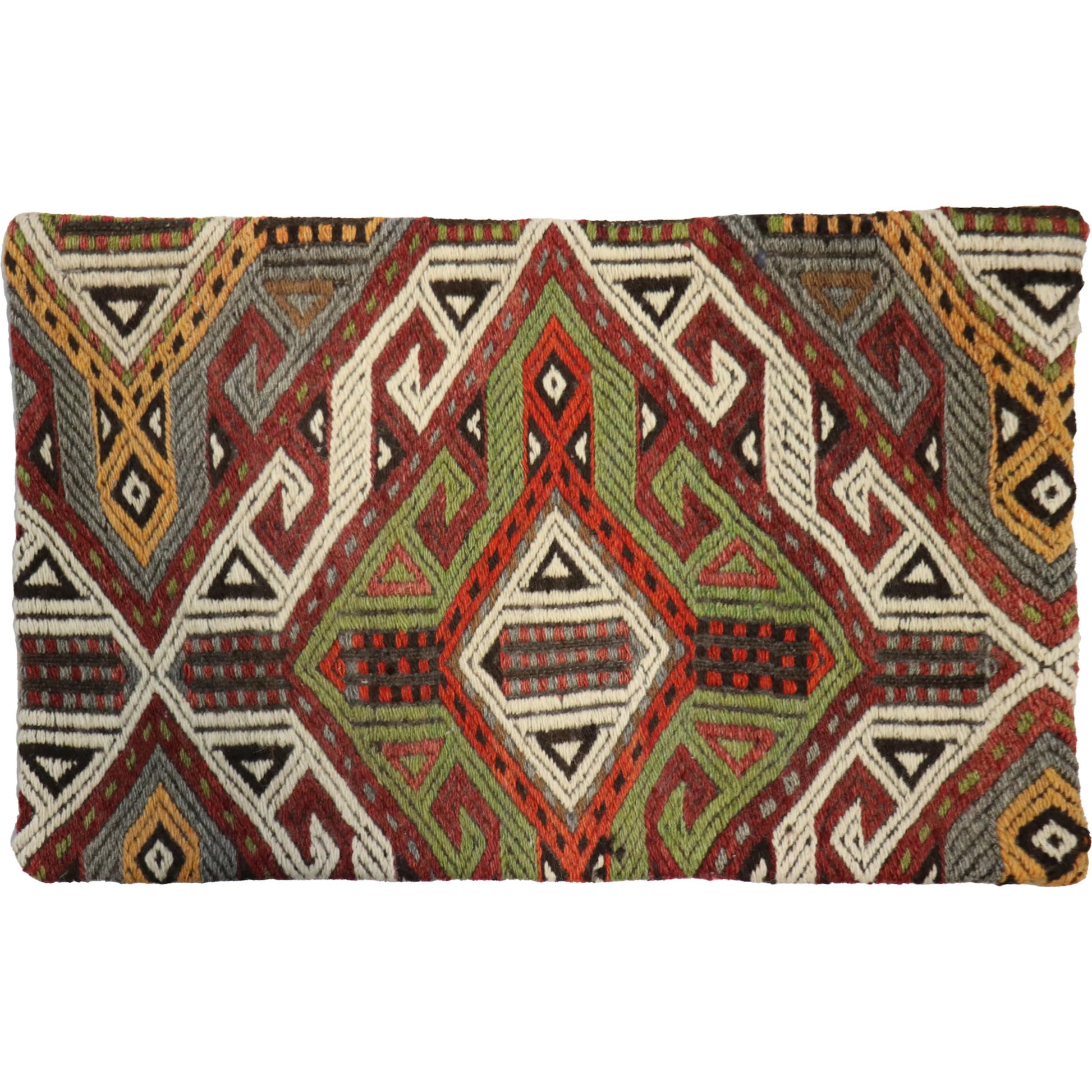 Vintage Kilim Pillow Case - 049923 by Pasargad Home in multi. Made from wool in a eclectic & global style.