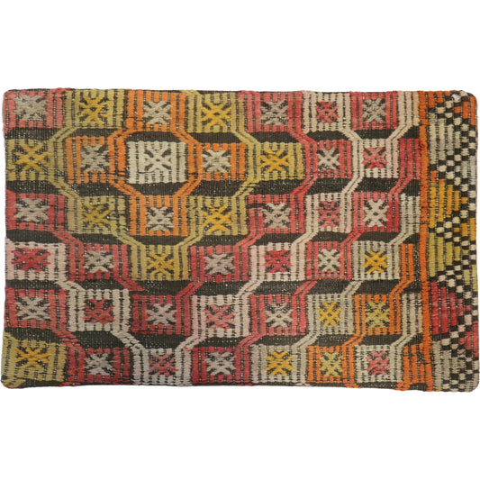 Vintage Kilim Pillow Case - 049926 by Pasargad Home in multi. Made from wool in a unique style.