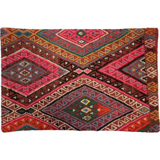 Vintage Kilim Pillow Case - 049928 by Pasargad Home in multi. Made from wool in a unique style.