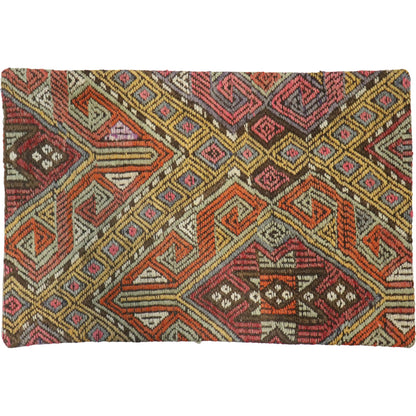 Vintage Kilim Pillow Case - 049930 by Pasargad Home in multi. Made from wool in a eclectic & global style.