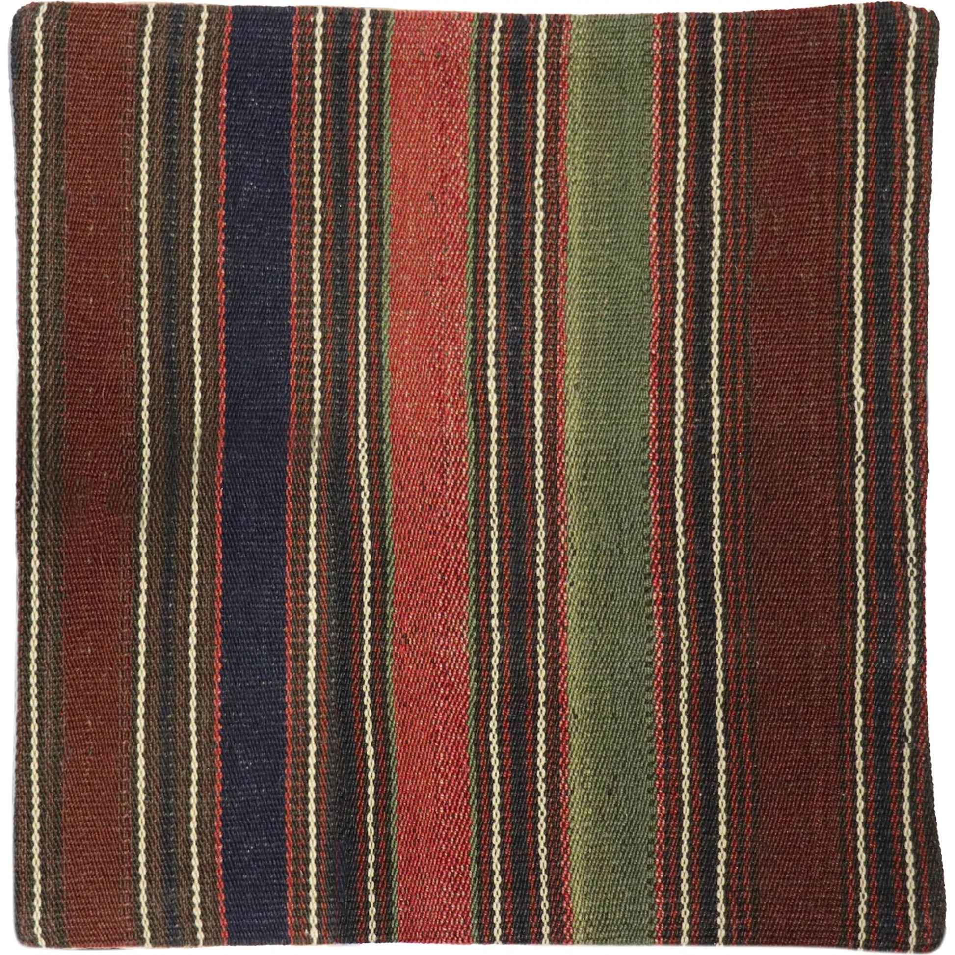 Vintage Kilim Pillow Case - 050023 by Pasargad Home in multi. Made from wool in a eclectic & global style.