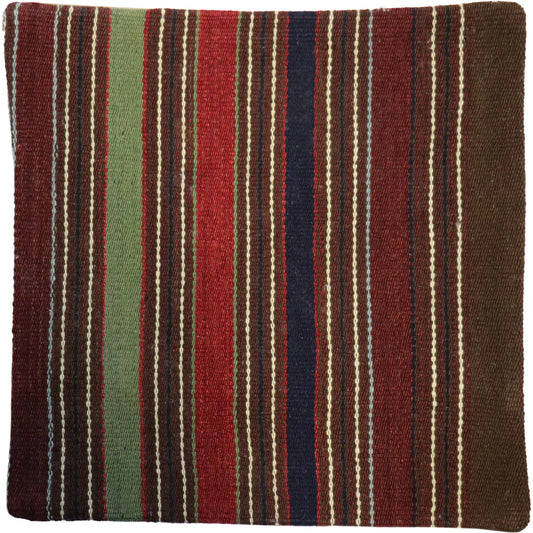 Vintage Kilim Pillow Case - 050035 by Pasargad Home in multi. Made from wool in a unique style.