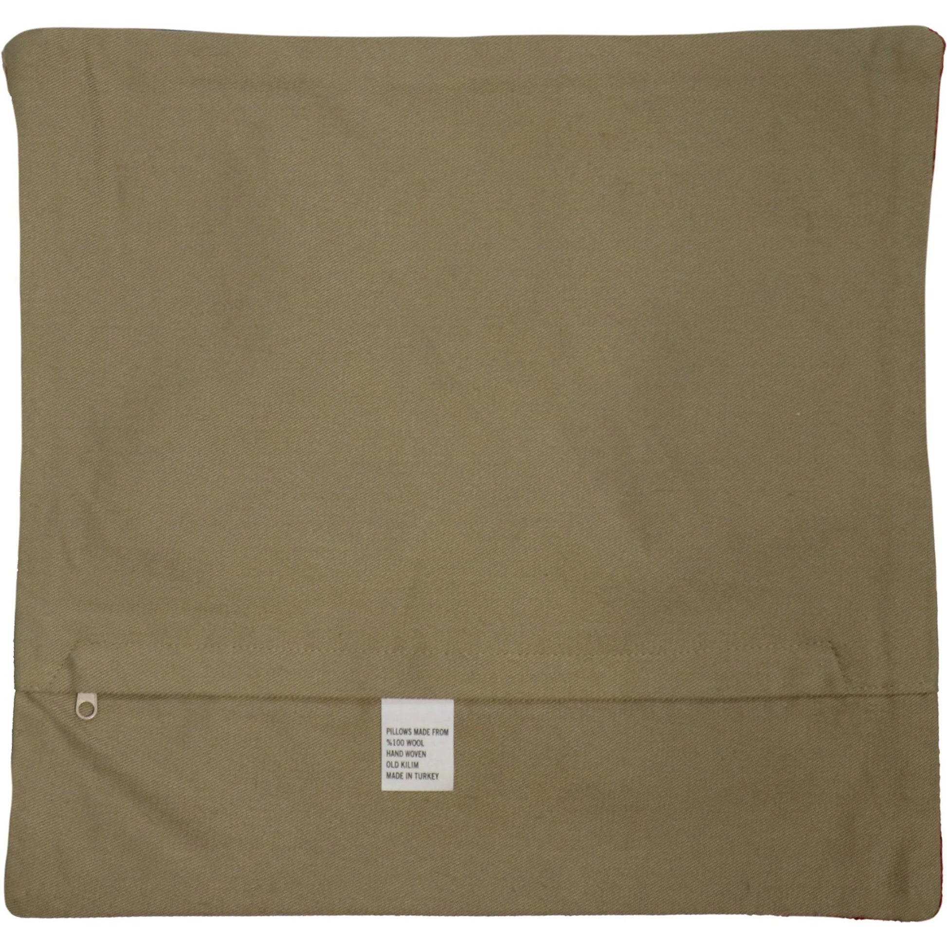 Vintage Kilim Pillow Case - 050041 by Pasargad Home in multi. Made from wool in a eclectic & global style.