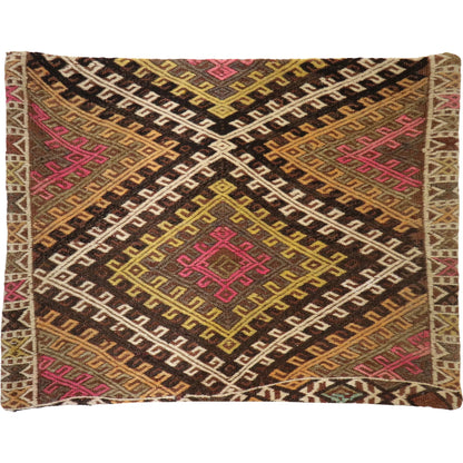 Vintage Kilim Pillow Case - 050066 by Pasargad Home in multi. Made from wool in a eclectic & global style.