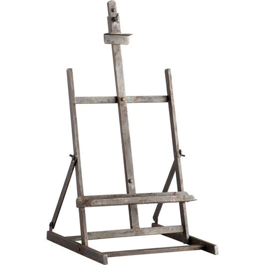 Laramie Stand by Cyan Design in raw steel. Made from iron in a traditional style.