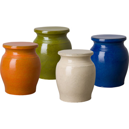 Koji Garden Stool by Emissary USA. Made from ceramic in a modern style.