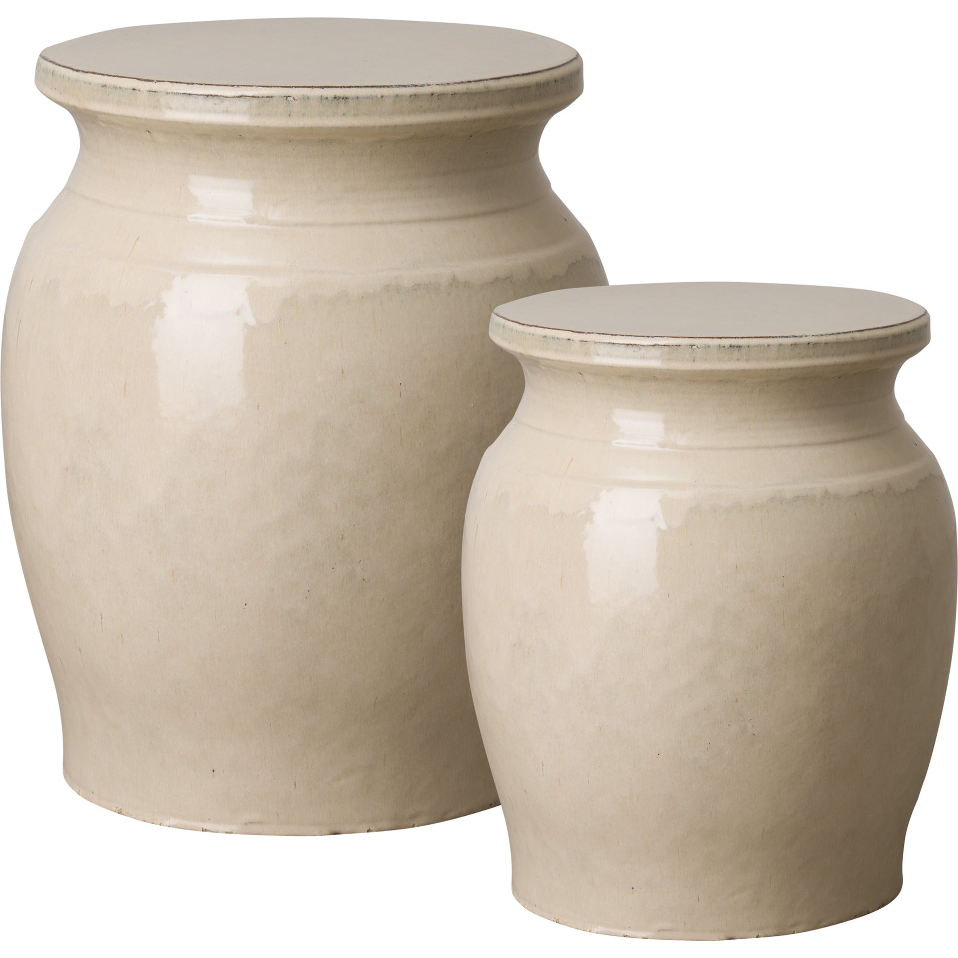 Koji Garden Stool by Emissary USA. Made from ceramic in a modern style.