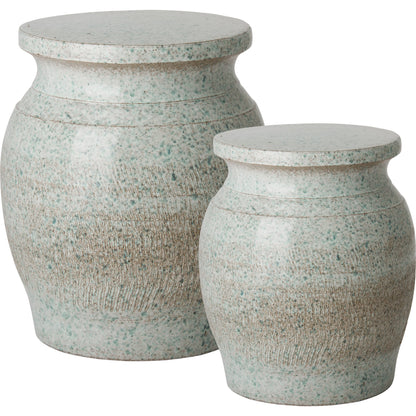 Koji Garden Stool by Emissary USA. Made from ceramic in a modern style.