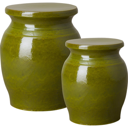 Koji Garden Stool by Emissary USA. Made from ceramic in a modern style.