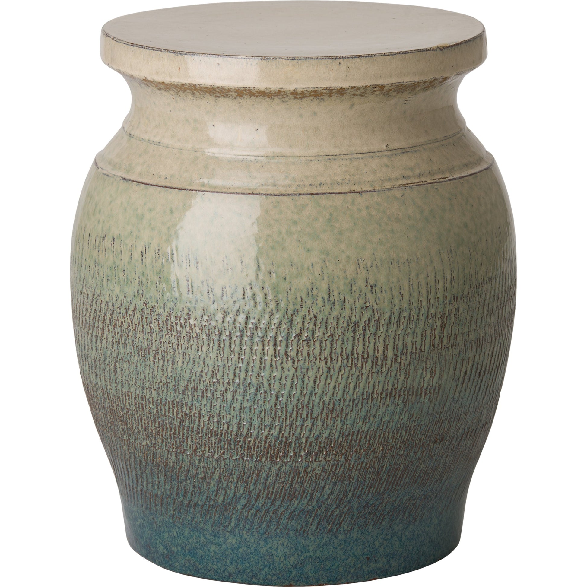 Koji Garden Stool by Emissary USA. Made from ceramic in a modern style.