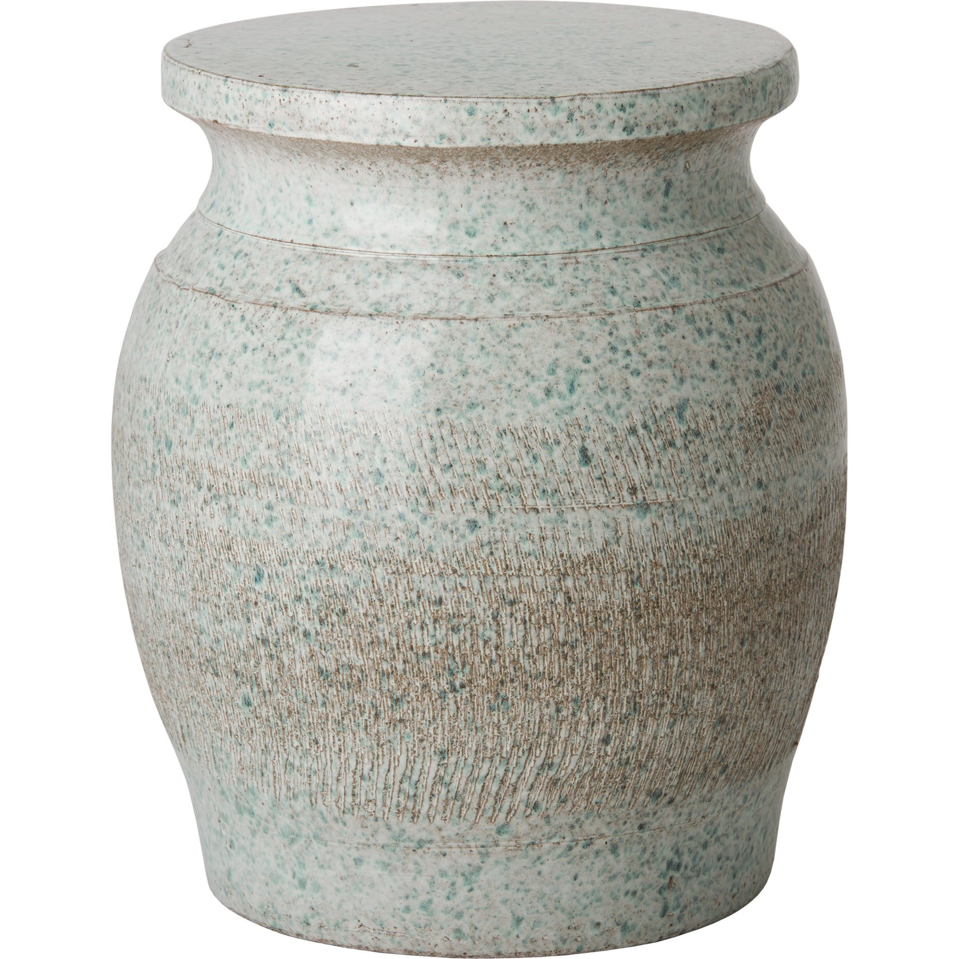 Koji Garden Stool by Emissary USA. Made from ceramic in a modern style.