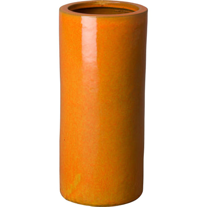 Umbrella Stand by Emissary USA in glossy glaze. Made from porcelain in a coastal style.